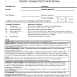 Performance Review Tips for Employees Example