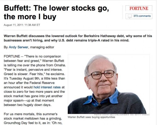 Warren buffett investing strategy
